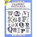 Ready-to-Use Florid Initials: 1,000 Different Copyright-Free Designs Printed One Side by  Dan X. Solo