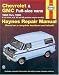 Book Chevrolet & GMC Full-size vans 1968 thru 1996 (Haynes Repair Manual)