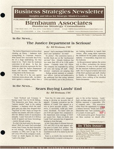Business Strategies Newsletter