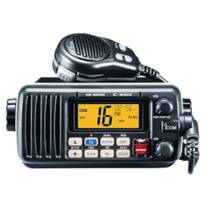 Icom IC-M422 Fixed-Mount Marine VHF Radio (Black) by Icom