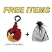 Angry Birds 8 Inch DELUXE Plush White Bird with Free backpack clip angry bird & storage bag Angry Birds 8 Inch DELUXE Plush White Bird with Free backpack clip angry bird & storage bag