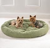 Chenille Dog Bed (35x28 In )