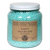 Review India Tree 70647 / India Tree Aqua Blue Non-Pareils Party Decoratifs, 3.5 Pounds