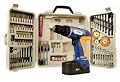 Turbo Shop Heavy-Duty 19.2 Volt Cordless Drill with 91-Piece Bit, Driver & Accessory Kit