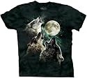 The Mountain Men's Three Wolf Moon Short Sleeve Tee
