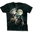 The Mountain Three Wolf Moon Short Sleeve Tee