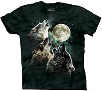 The Mountain Men's Three Wolf Moon Short Sleeve Tee