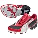 PUMA v5.08 SL I FG KIDS Cleats (Black/PUMA Red/White)