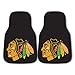 FANMATS - 10338 NHL Chicago Blackhawks Nylon Face 2-pc Carpet Car Mat Set, 18