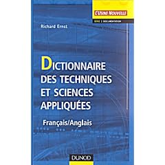 dict. des techniques et sciences appliquees f/a 2e ed.