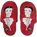 Betty Boop "Glamour Betty" Women's Red Terrycloth Slippers