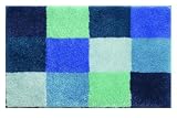 Produkt-Bild: Grund Badteppich Bologna Fb.: Blau, WC Vorleger mit Ausschnit ca. 60x50cm incl. TipTop-Wohnen Feuerzeug