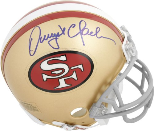 Dwight Clark San Francisco 49ers Autographed Riddell Mini Helmet