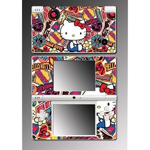 Hello Kitty Pink Cute Princess Girl Game Skin #8 Nintendo DSi