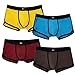 JINSHI Men's Bamboo Fiber Boxer Briefs