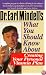 Dr. Earl Mindell's What You Should Know About Creating Your Personal Vitamin Plan (Dr.Earl Mindell)