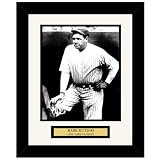Babe Ruth Image with Name Plate
