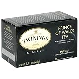 Twinings Prince of Wales Tea, Tea Bags, 20-Count Boxes (Pack of 6) by Twinings Best Price