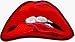 The Rocky Horror Picture Show - Lips Logo - Embroidered Iron On or Sew On Patch