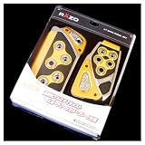 RAZO RP102YE JDM Yellow GT SPEC Automatic Pedal Covers