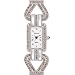 Avalon Womens Lux Designer Style Pearl and Marcasite Stone Bracelet Watch