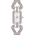Avalon Womens Lux Designer Style Pearl and Marcasite Stone Bracelet Watch