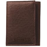 Chisco Distressed Tri Fold Wallet - Brown