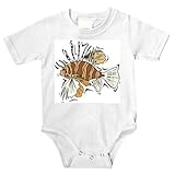 Onesie with water, fish, lionfish