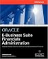 Oracle E-Business Suite Financials Administration
