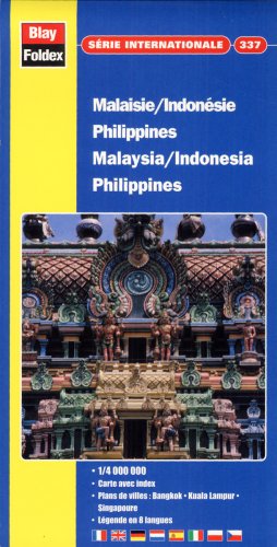 City Travel Guides Discounted  Livres : Carte routière et touristique : Malaisie - Indonésie - Philippines, N° 337 (avec un index)