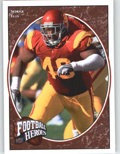 2008 Upper Deck Heroes #192 Sedrick Ellis RC - New Orleans Saints (RC - Rookie Card)(Football Cards)