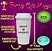 Funny Guy Mugs Might Be Whiskey Travel Tumbler with Removable Insulated Silicone Sleeve, White, 16-Ounce