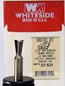 D7-531 CARBIDE-TIP 2 FLUTE DOVETAIL ROUTER BIT 7 DEGREE X 17/32 LG DIA X 3/4" CUT DEPTH X 1/2" SH