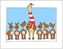 Holiday Giraffe (Holiday Boxed Cards - 100% Recycled Paper)