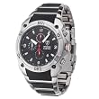 Detomaso Classic Herren-Armbanduhr SIENA Chronograph Black/Silver MTM8806C-BK1