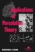 Applications Of Percolation Theory