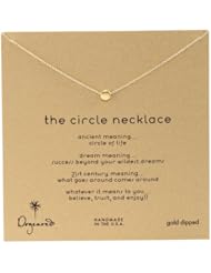 Dogeared Karma "The Circle Necklace" Gold-Plated Silver, 16"