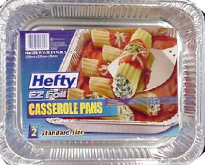 Pactiv/E Z Foil 91894 Casserole And Lasagna Baking Pan (Pack of 12)