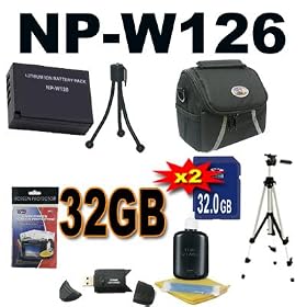 NP-W126 Repacement Battery For Fuji X-Pro 1 , HS30EXR, HS33EXR