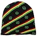 Rasta Peace Design Beanie & Suspenders