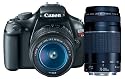 Canon EOS Rebel T3 12.2 MP CMOS Digital SLR with 18-55mm IS II Lens + Canon EF 75-300mm f/4-5.6 III Telephoto Zoom Lens