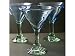 Wilton Armetale BelloVaso Azuro 7-Ounce Martini Glass, Free-Blown Glass