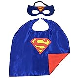 Superhero Cape and Mask Costumes For Kids SET - 4 Capes, 4 Masks, Stickers and Tattoos