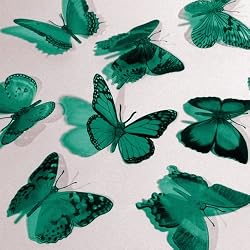 Butterfly 3D Translucent Decoration 12 MERMAID Butterflies
