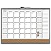 Quartet Dry Erase Board / Cork Board, Calendar Board, Magnetic, 17