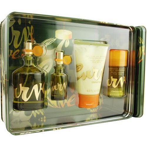 Curve By Liz Claiborne For Men. Set-cologne Spray 4.2 OZ & Cologne Travel Spray .5 OZ & Skin Soother 4.2 OZ & Deodorant Stick 2.6 OZ under The Groceries Store