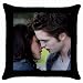 Throw Pillow Case Black of Twilight Edward Cullen and Bella Swan Kissing Throw Pillow Case Black of Twilight Edward Cullen and Bella Swan Kissing