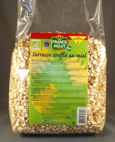 PUFFED BUCKWHEAT WITH HONEY - 100% Organic and Guaranteed Gluten Free by Honey
