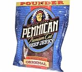 Pemmican Slow Cured Premium Cut Beef Jerkey Traditional Pounder Resealable Bag