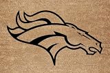 Denver Broncos Flocked Door Mat